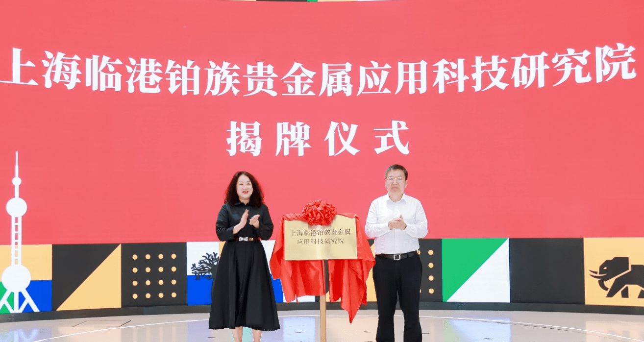 上海临港铂族贵金属应用科技研究院揭牌<strong></p>
<p>万兆丰贵金属平台</strong>，建设国际性科创平台