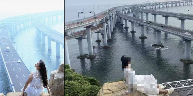 大连一跨海大桥观景台有游客翻栏杆踩空心造景石拍照<strong></p>
<p>OKEx价格</strong>，当地回应