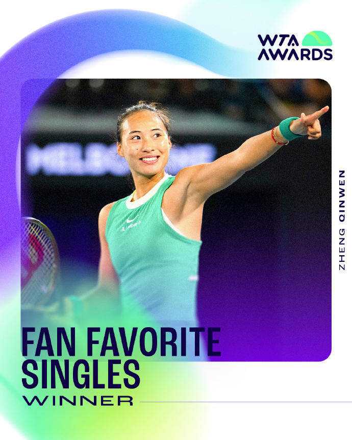 蝉联人气女王<strong></p>
<p>国泰君安证券mac版</strong>!郑钦文再次当选WTA最受欢迎单打球员